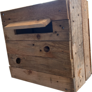 Urne en bois - Style boite aux lettres