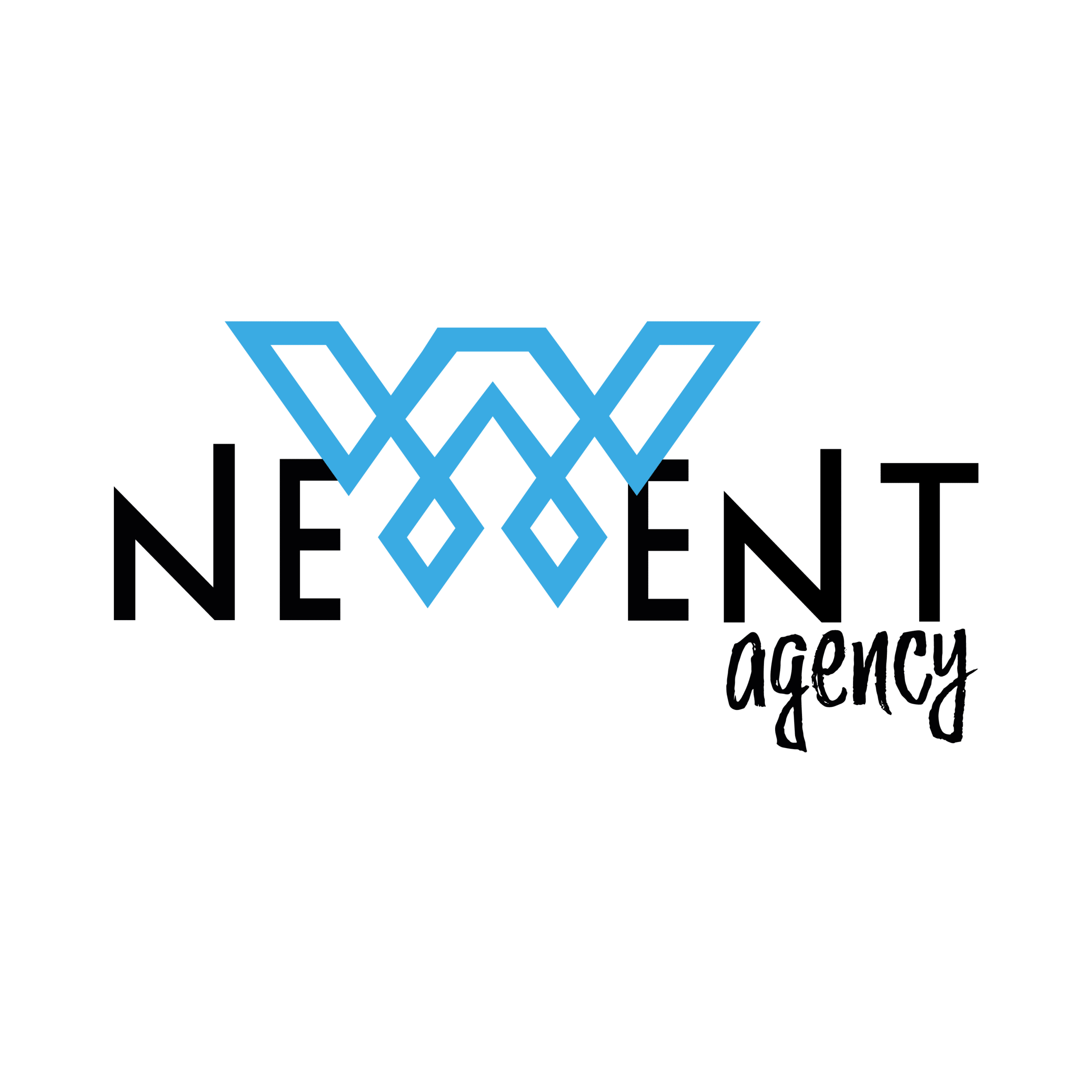 logo newent agency, prestataire technique et decoration de noël